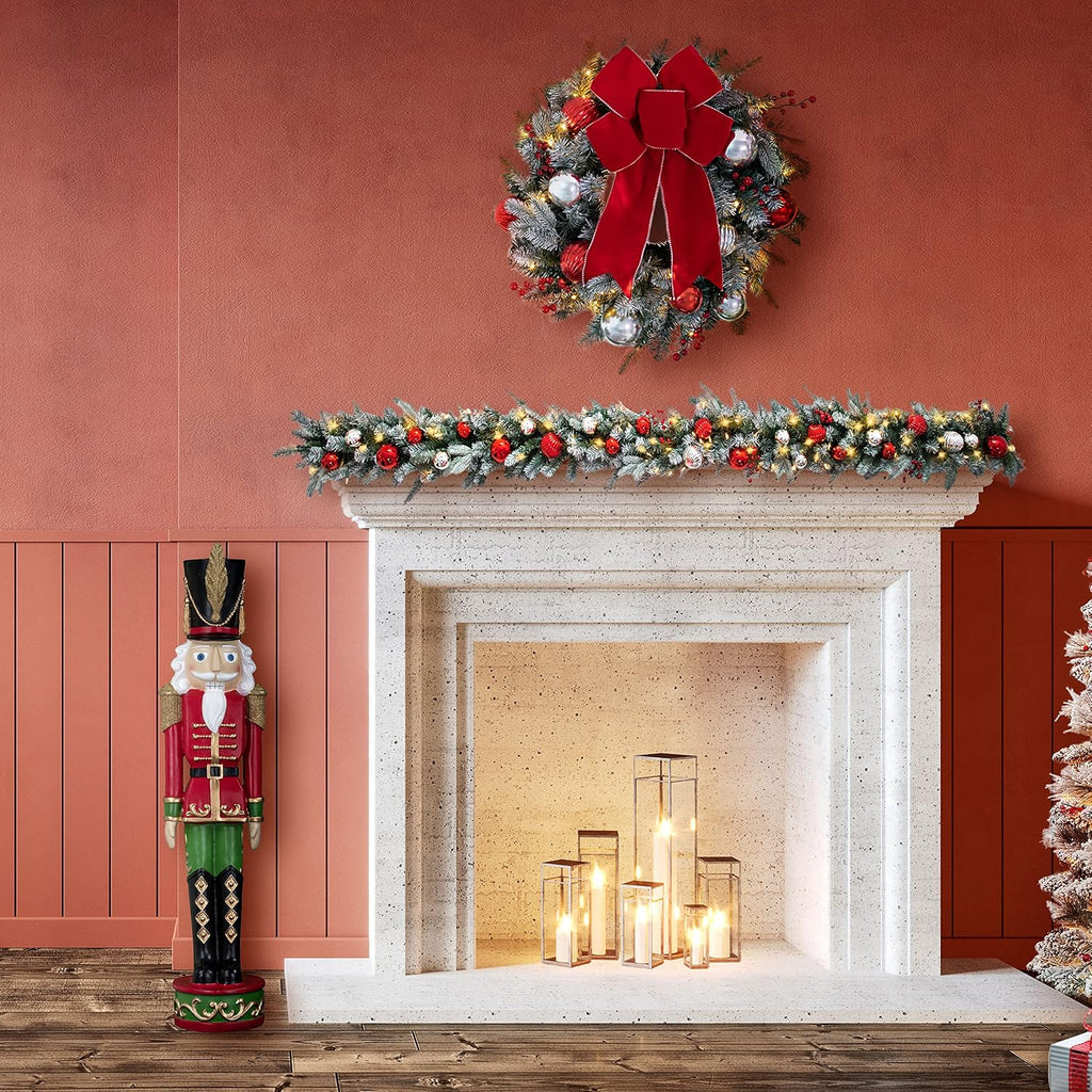 Christmas Nutcracker - Classic Red and Green (37 Inch) - 1