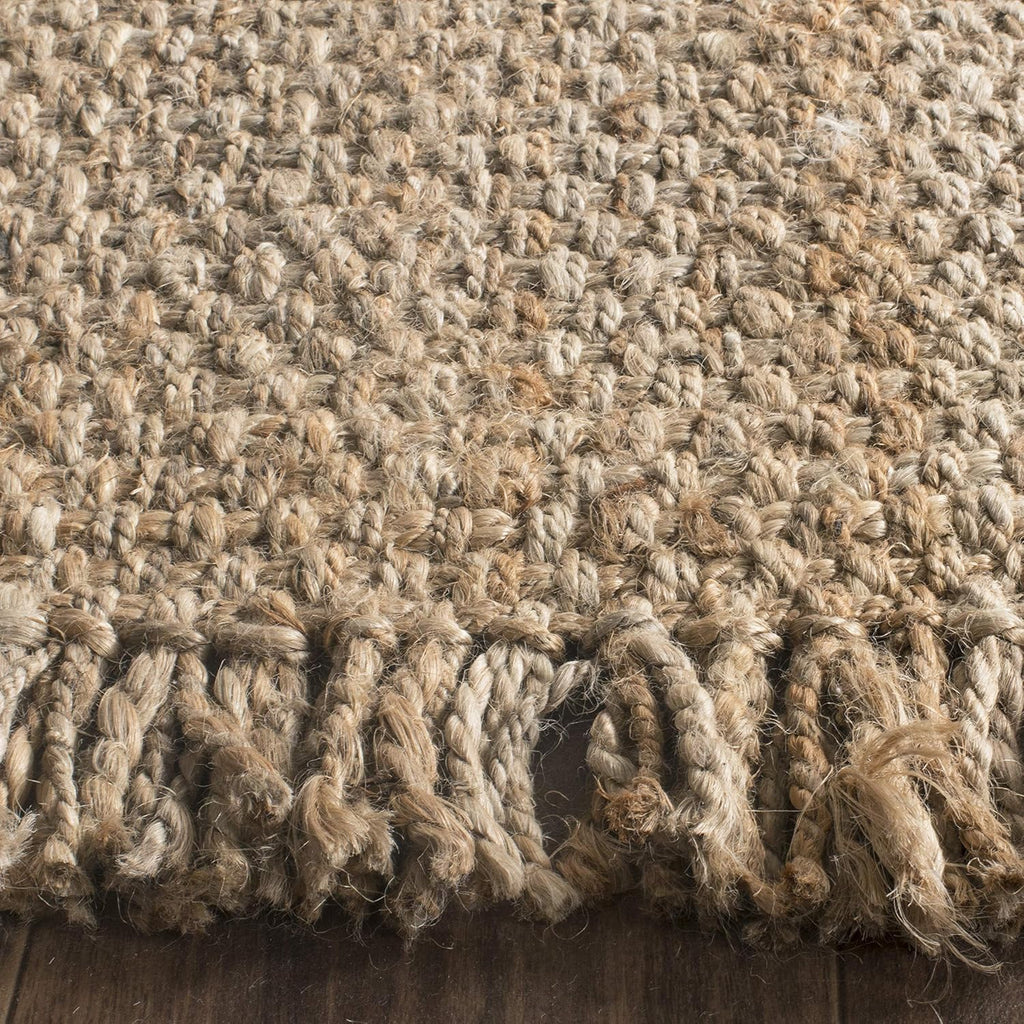 Natural Fiber Area Rug - 9' x 12', Natural, Handmade Tassel Jute
