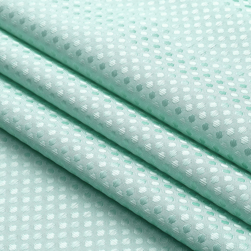 Aqua Ombre Waffle Weave Shower Curtain with Grommets, 70"x72"