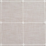 Lattice Embroidery Plaid Round Tablecloth, Heavy Duty Cotton Linen Fabric Wrinkle Resistant Round Ta
