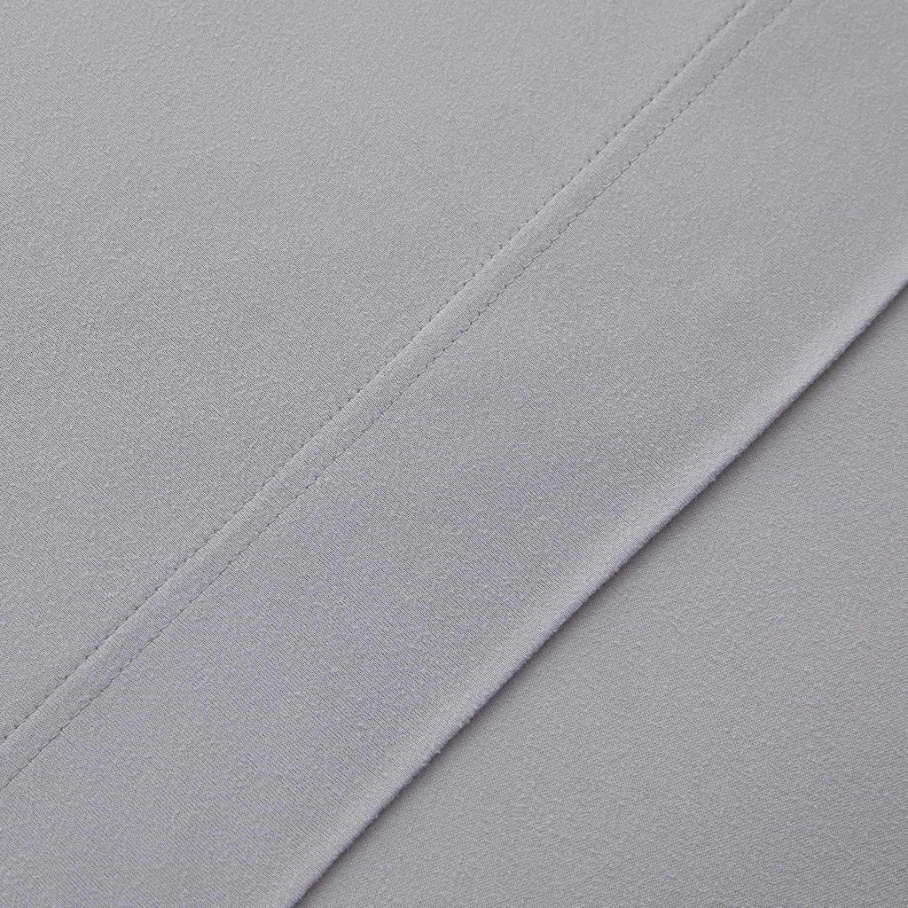 Jersey Knit Microfiber Bed Sheet Set - Premium Soft & Breathable Stretch Deep Pocket Knitted Jersey Sheet Set - Full
