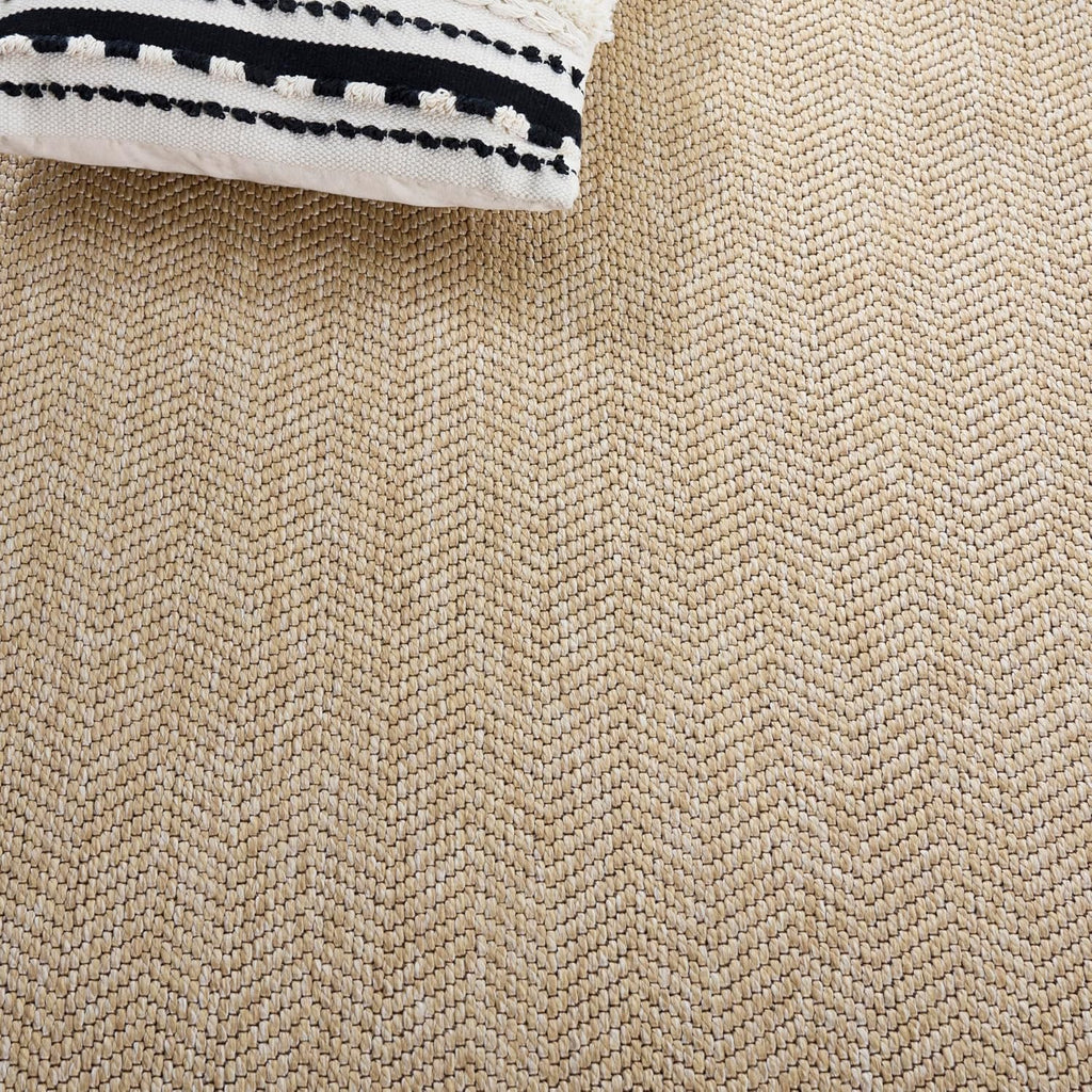 Washable Rug Outdoor Sisal All-Weather Collection - 4' x 6', Natural, Non-Shedding & Easy to Clean, Ideal , Backyard