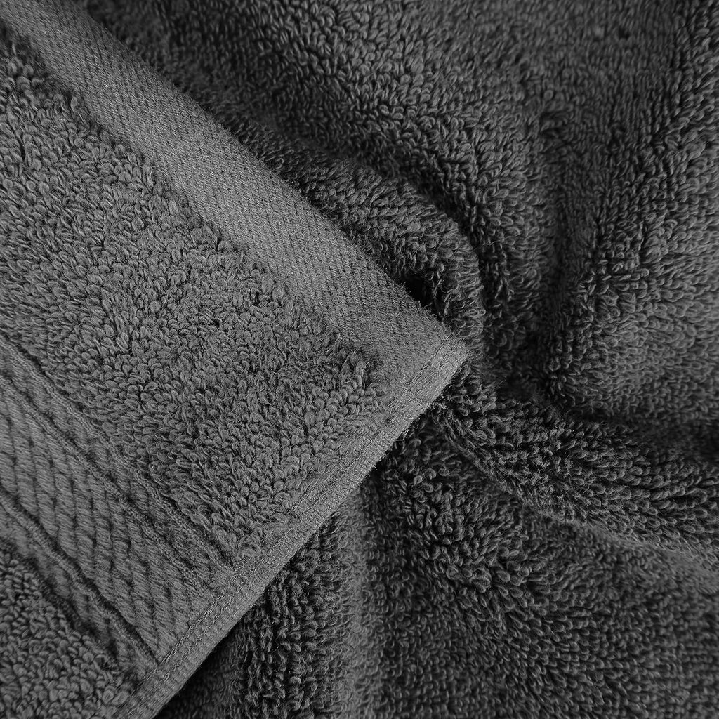 BNM Madeline Egyptian Cotton Heavyweight Towels, Ideal for Shower, Spa, Hotel, 800 GSM, Face/Washcloths, Hand Towels