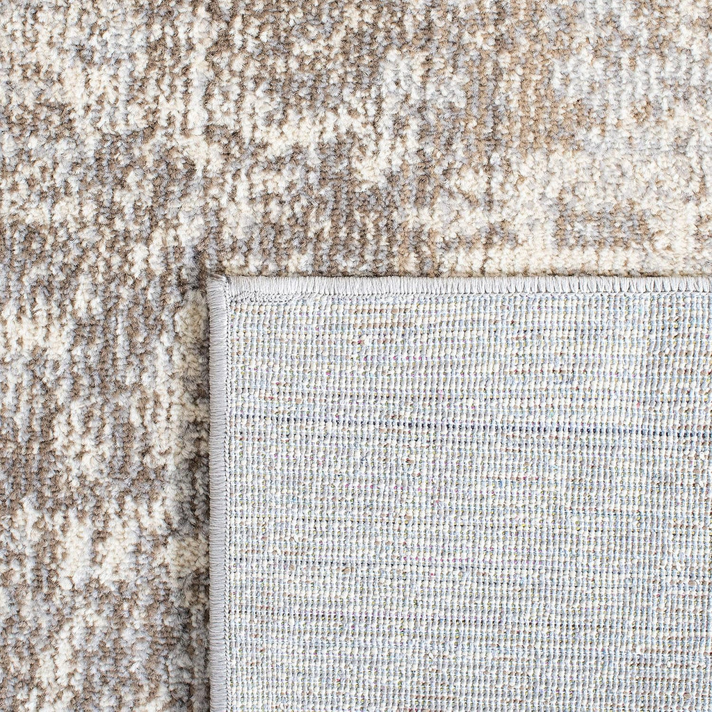 Madison X-Large Area Rug - 12' x 15', Grey & Beige, Modern Abstract Design, Non-Shedding & Easy Care