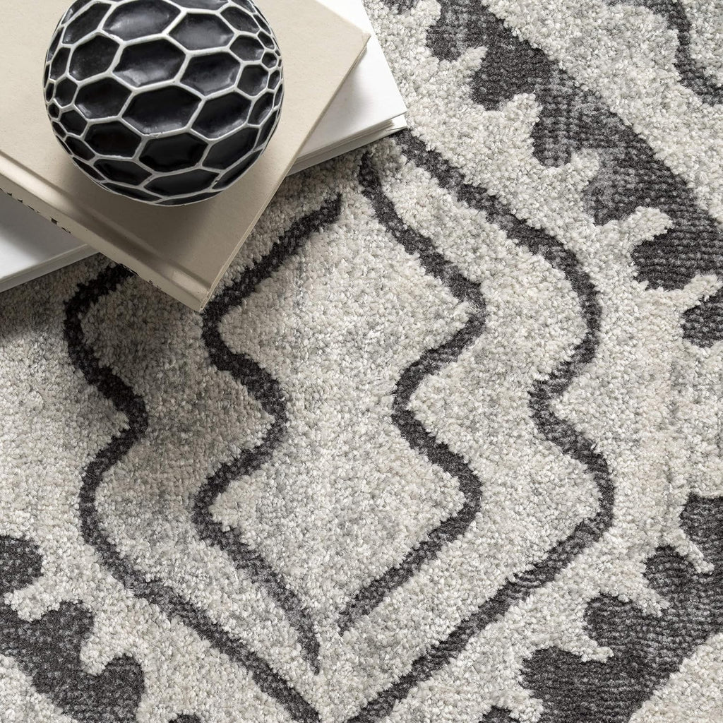 Spencer Aztec Trellis Area Rug, Ivory