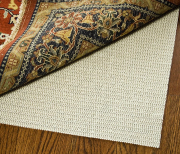 Non Slip Anti Skid Grippy Stay in place Rug Pad Under Carpet, Stable on all Hard Floors (6' Round)