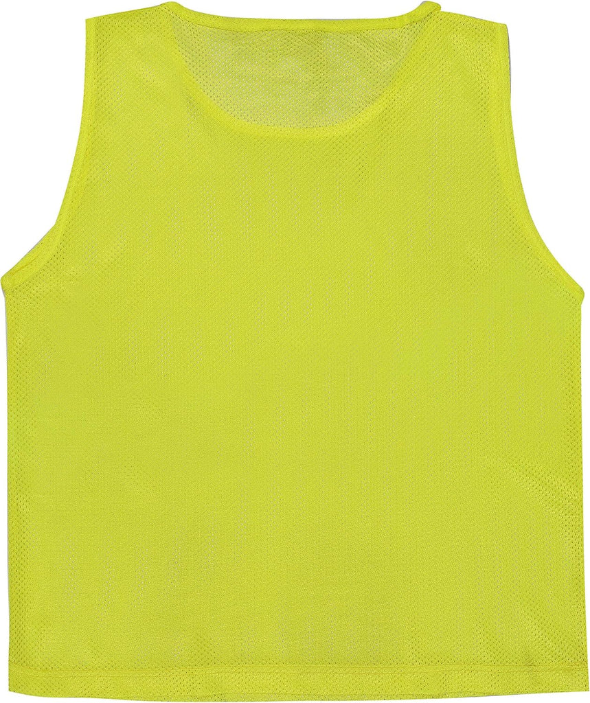 Pinnies (Set of 12/24 Practice Vests) Youth Pinnies, Pennies for Sports Youth, and Scrimmage Vests