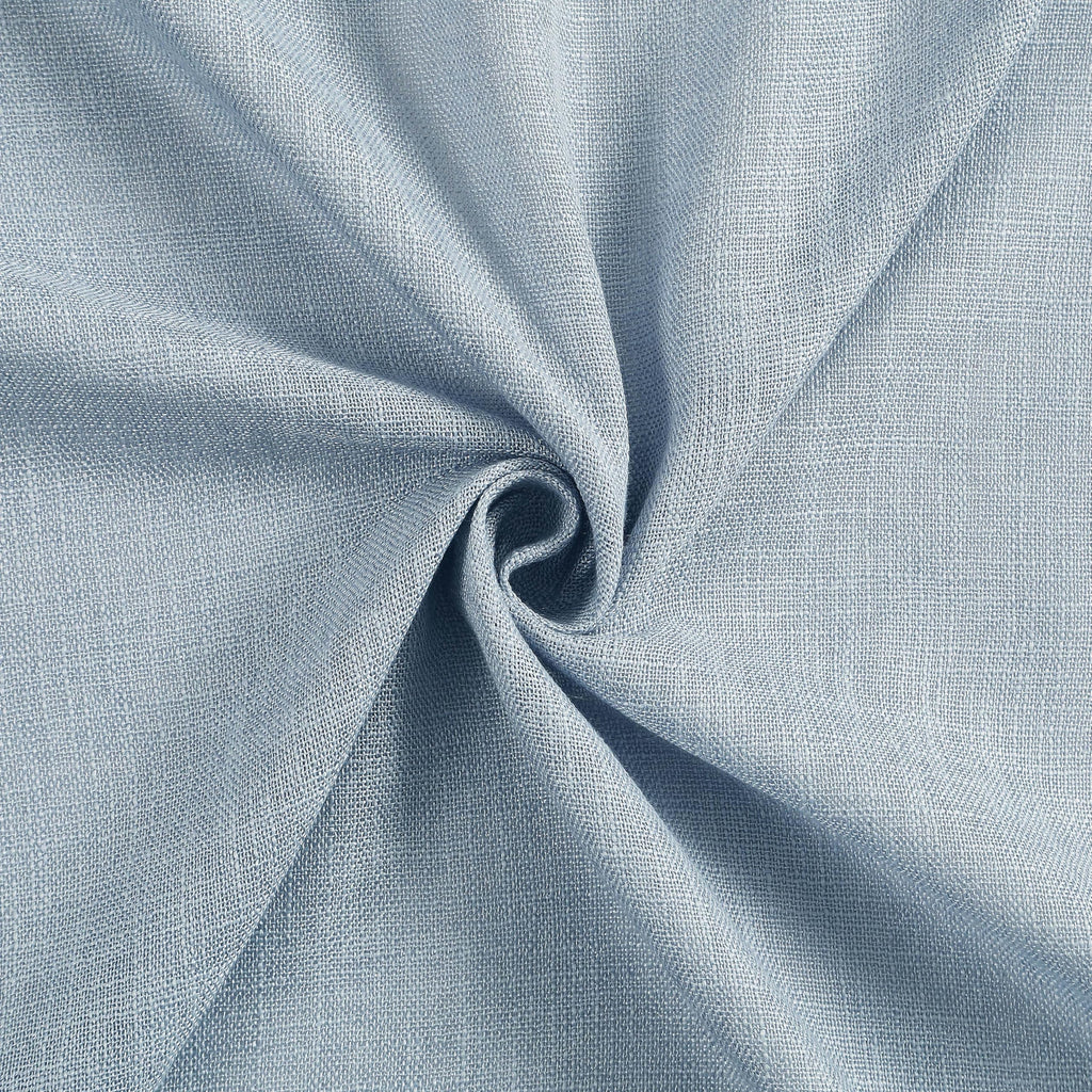 Dusty Blue Bailey Pinch Pleat Semi Sheer Curtains 108 Inches Long