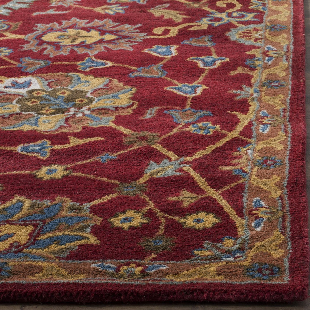 Heritage Area Rug - 9' x 12', Red, Handmade Traditional Oriental Wool