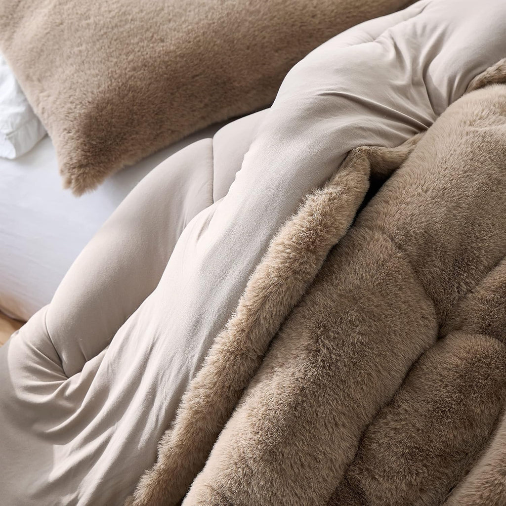 Chunky Bunny Yoga - Coma Inducer King Oversized Comforter - Cobblestone | Experience Coma Worthy Sleep with Plush