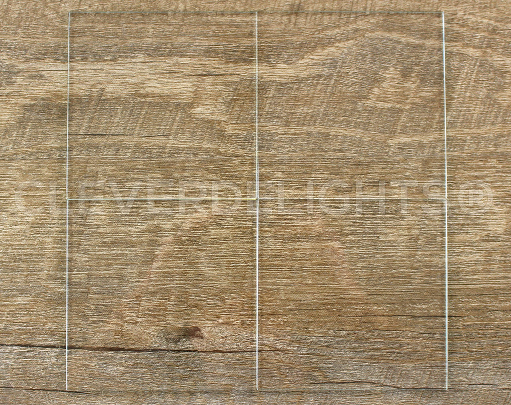 4" Square Glass Tiles - 5 Pack