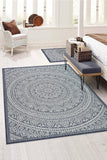 Outdoor Indoor Area Rug, Weather Resistant, Easy to Clean, Stain Resistant Floor Mat for Dining Room