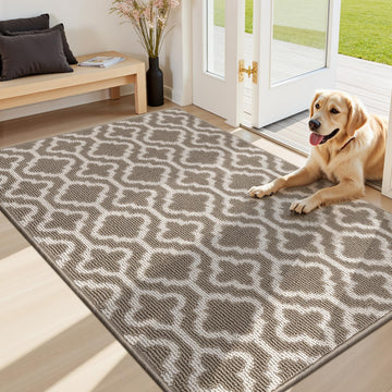 Door Mat Indoor Entrance 32"x48", Non Slip Welcome Mat for Front Door