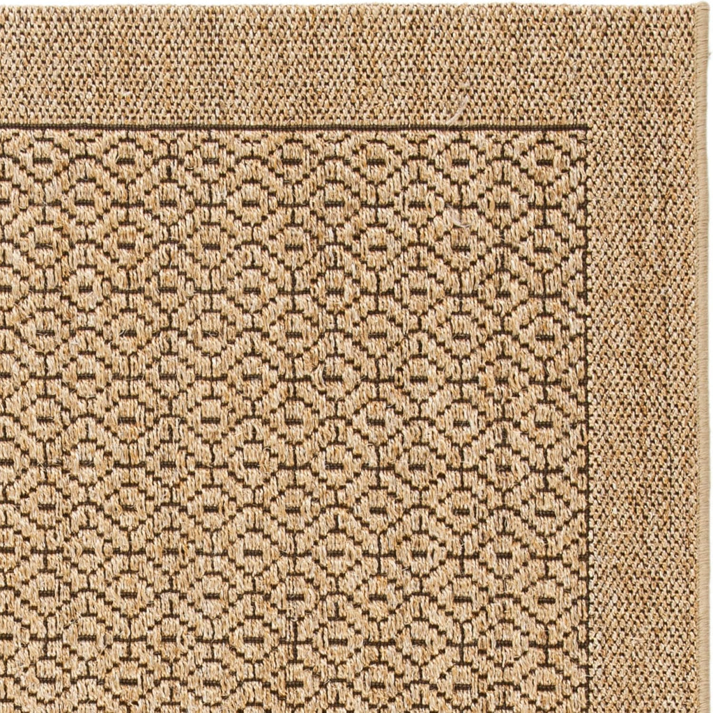 Palm Beach Collection Accent Rug - 4' x 6', Natural, Sisal Design, Non-Shedding & Easy Care, Ideal for High Traffic