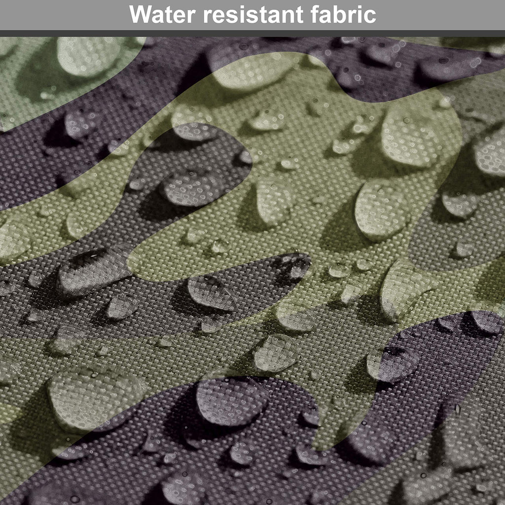 Khaki Fabric by The Yard, Repeating Pattern with Stain Look Camouflage Motif, Decorative Fabric for Upholstery and