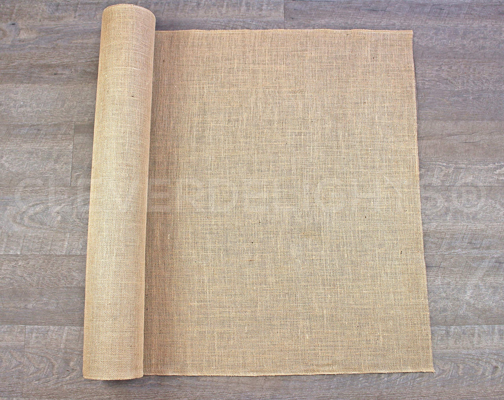 36" Premium Burlap Roll - 25 Yards - No-Fray Finished Edges