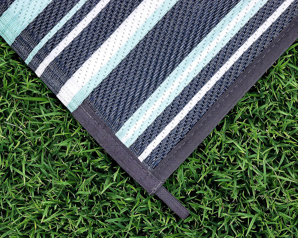 Large Reversible Outdoor Patio Mat, Easy to Clean, Perfect for Picnics, Cookouts, Camping, and The B