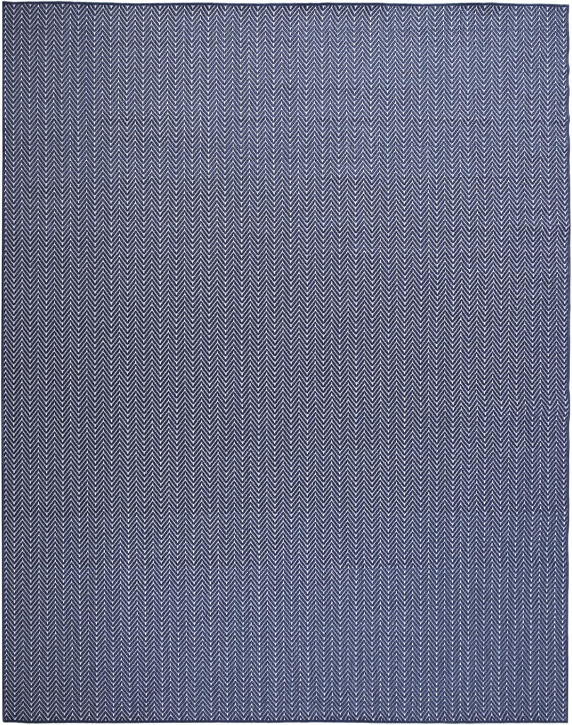 Home Horizon Indoor/Outdoor Navy 8' x 10' Area Rug - Easy Clean, Non Shedding, Bed Room, Living Room