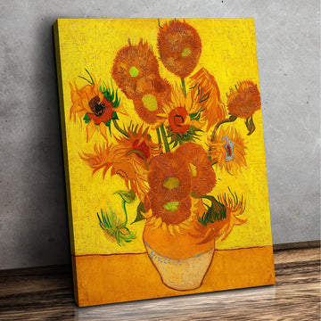 Sunflower by Vincent Van Gogh, Canvas Print