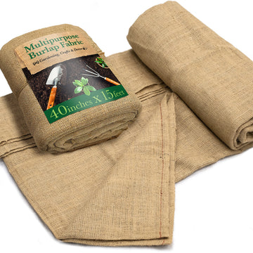 40 x 15 ft Multipurpose Gardening Burlap Fabric Roll