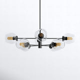 Alpharetta 8-Light Dimmable Sputnik Modern Linear Chandelier