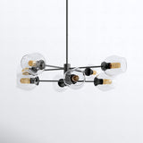 Alpharetta 8-Light Dimmable Sputnik Modern Linear Chandelier