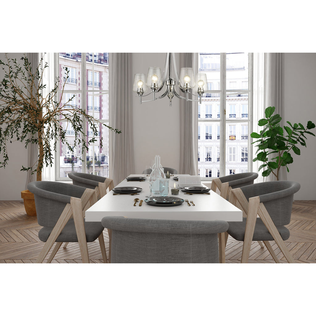 Ambresha 5-Light Dimmable Classic / Traditional Chandelier