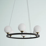 Aris 6-Light Dimmable LED Lantern Empire Chandelier