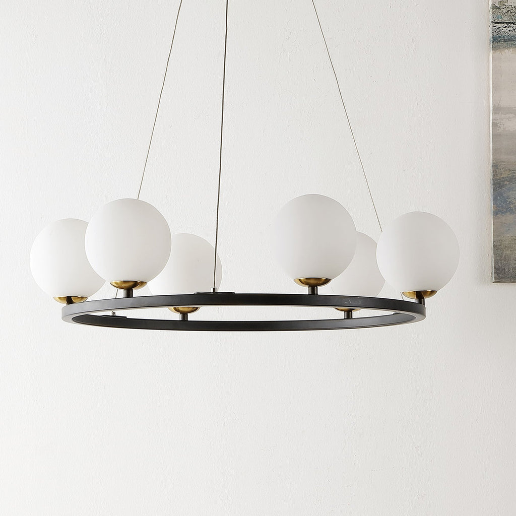 Aris 6-Light Dimmable LED Lantern Empire Chandelier