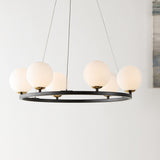 Aris 6-Light Dimmable LED Lantern Empire Chandelier