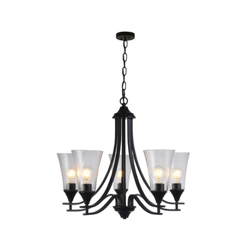 Armonie 5-Light Dimmable Empire Chandelier