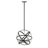 Avers 5-Light Steel Dimmable Globe Chandelier