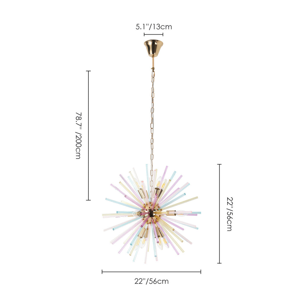 Berend 12-Light Dimmable Sputnik Sphere Chandelier
