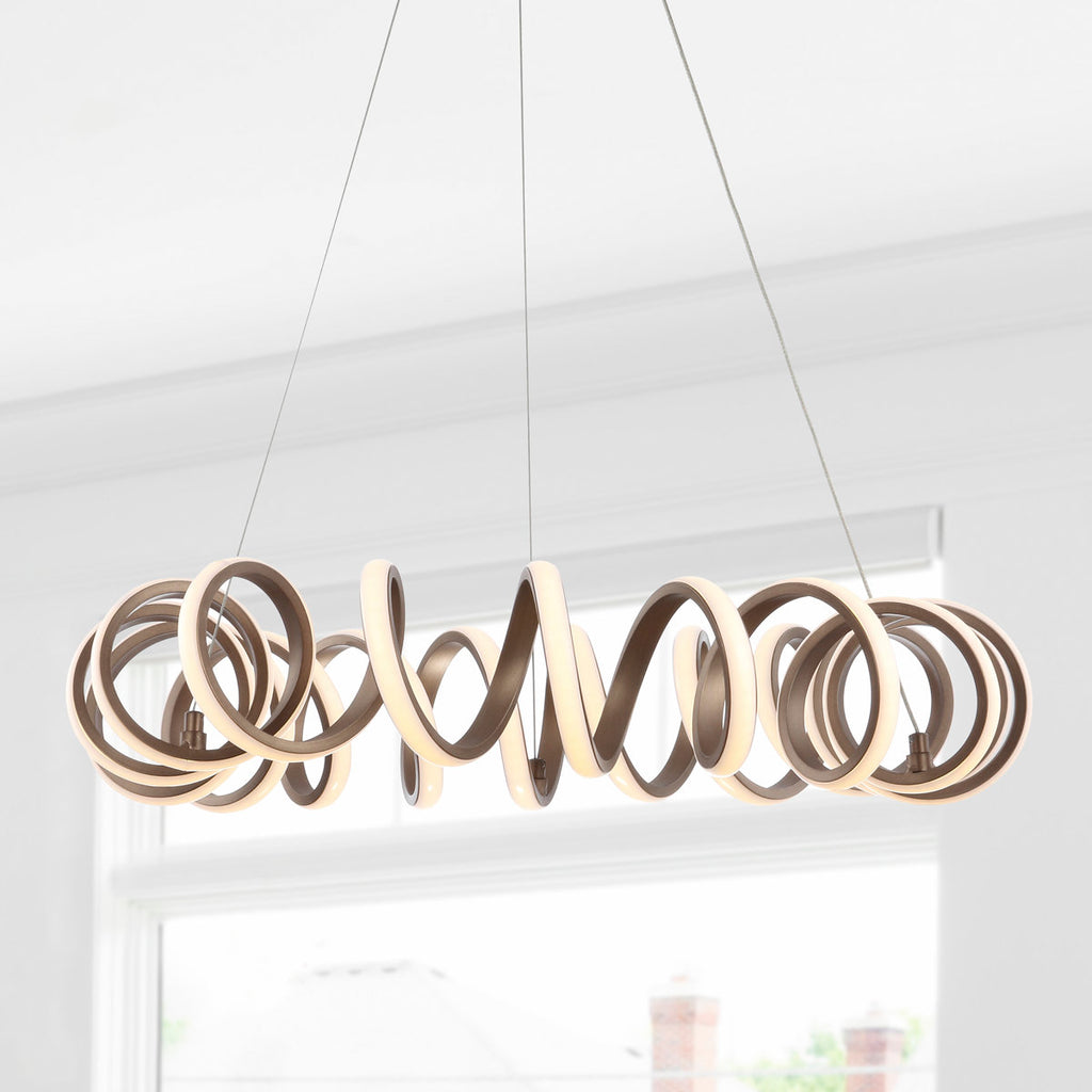 Calahan Dimmable LED Geometric Chandelier