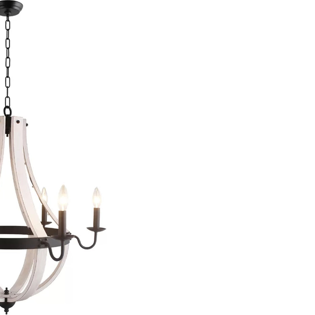 Chanson 6-Light Dimmable Empire Chandelier