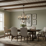 Chanson 6-Light Dimmable Empire Chandelier