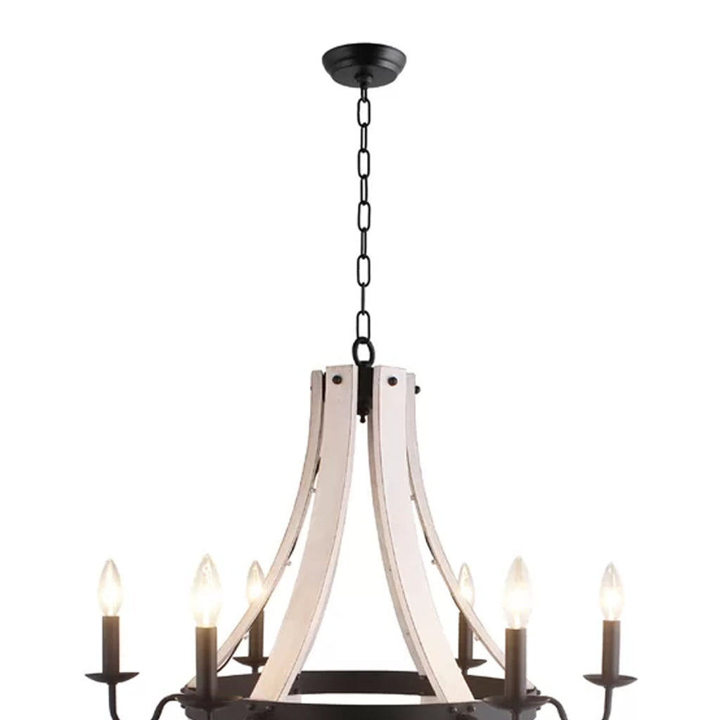 Chanson 6-Light Dimmable Empire Chandelier