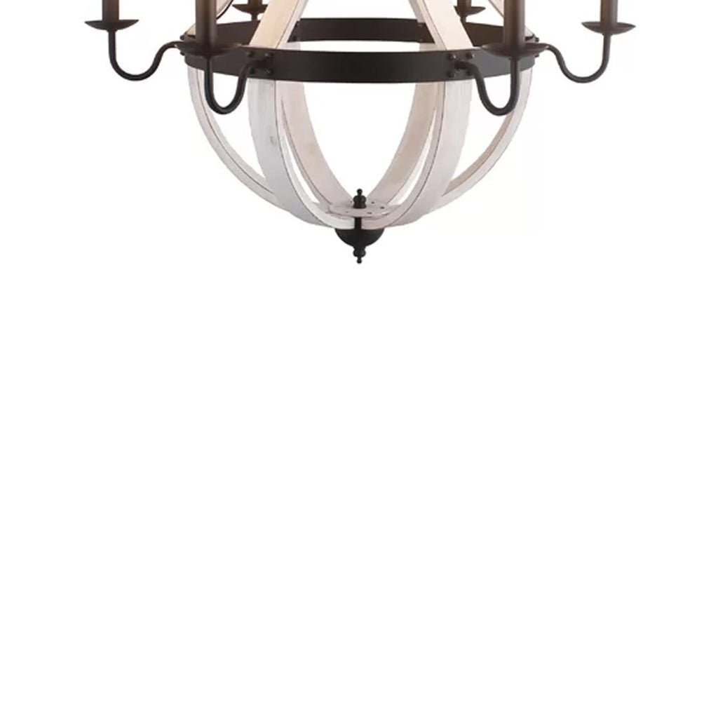 Chanson 6-Light Dimmable Empire Chandelier