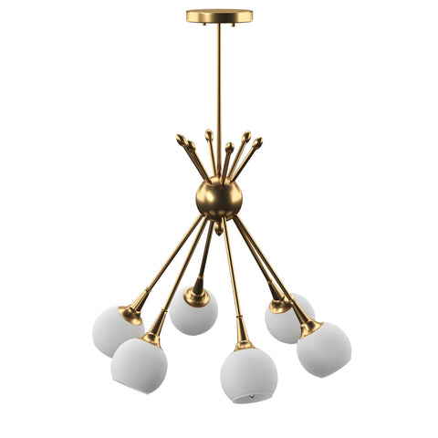 Christhard 6-Light Dimmable Sputnik Sphere Chandelier