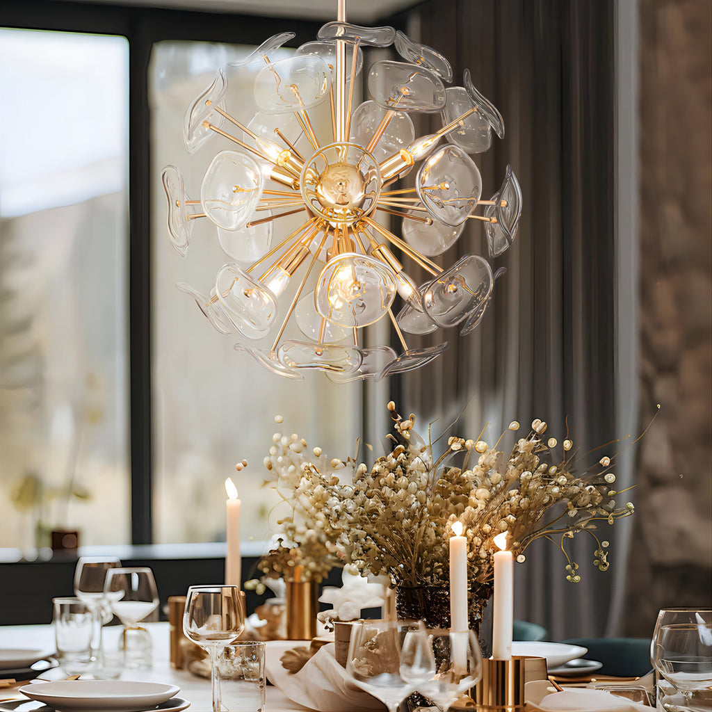 Colstrip 8-Light Iron Dimmable Sputnik Sphere Chandelier