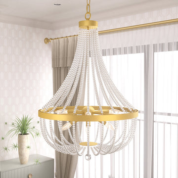 Deerick 8-Light Dimmable Empire Chandelier