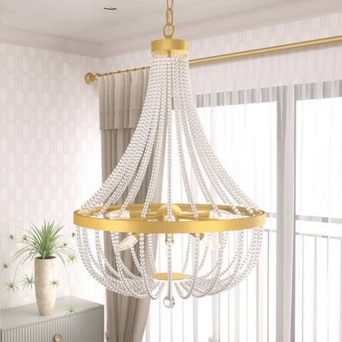 Deerick 8-Light Dimmable Empire Chandelier