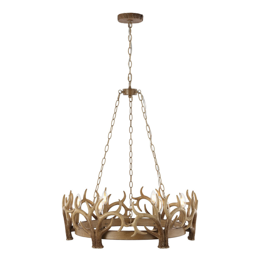 Diny 6-Light Dimmable Geometric Chandelier
