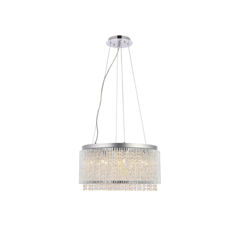 Downes 12-Light Dimmable Drum Chandelier