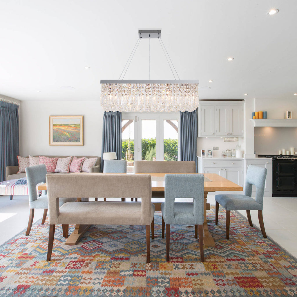 Emilynn 5-Light Dimmable Square / Rectangle Chandelier