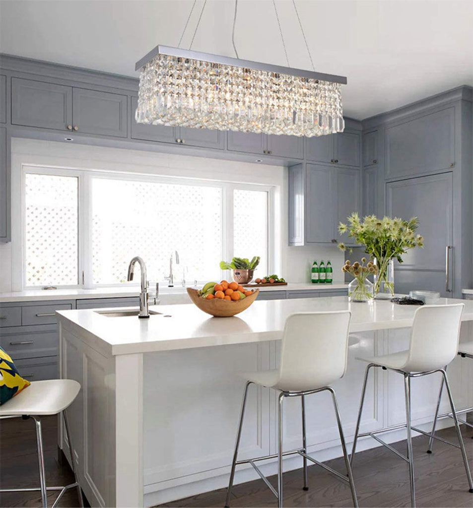 Emilynn 5-Light Dimmable Square / Rectangle Chandelier