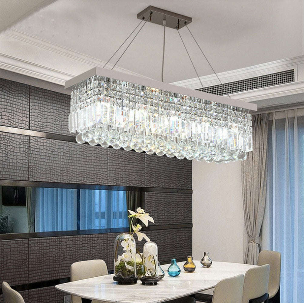 Emilynn 5-Light Dimmable Square / Rectangle Chandelier