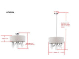 Fisk 5-Light Dimmable Empire Chandelier