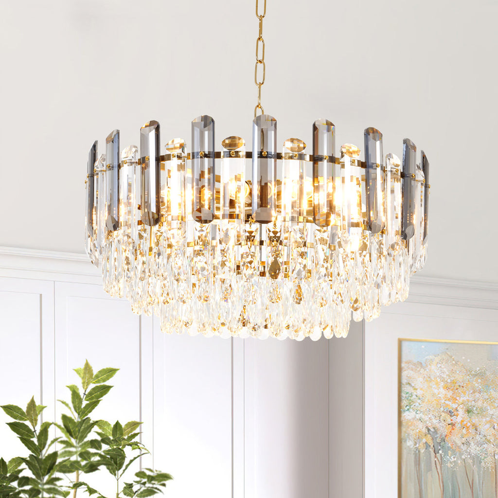 Goyette 8-Light Dimmable Tiered Chandelier with Adjustable Chain