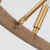 Hendon 12-Light Dimmable Kitchen Island Wagon Wheel Chandelier